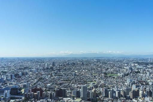 City view from a skyscraper, JPG City view from a skyscraper, townscape, landscape, the scenery, JPG