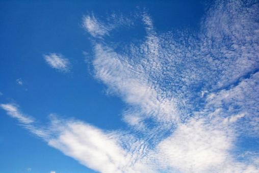 青空と雲の写真
