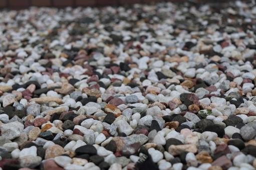 玉砂利 砂利,庭園,庭の写真素材