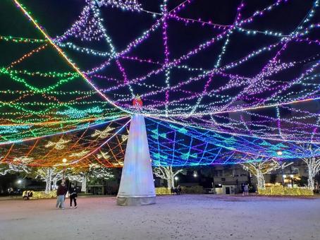 イルミネーション イルミネーション,ロウソク,徳山の写真素材