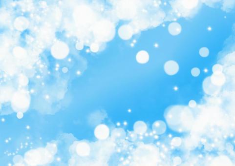 Fluffy clouds and glittering sky background, JPG Fluffy clouds and glittering sky background, JPG