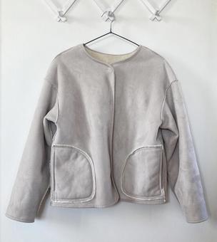 ムートンコート ジャケット,コート,羽織の写真素材