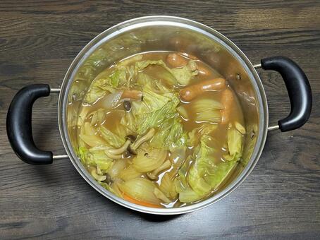 カレーなべ料理 カレー,鍋,料理の写真素材