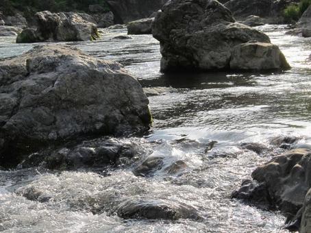 川の流れ 川の流れ 川,岩,自然の写真素材