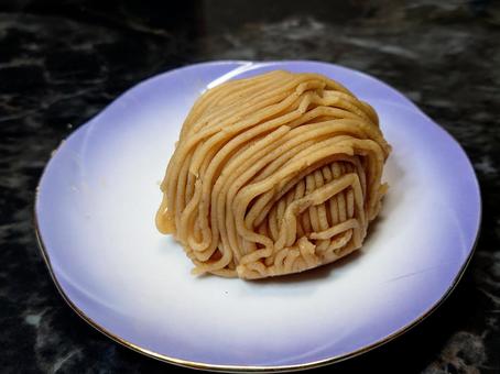秋のスイーツ 和栗モンブラン 秋のスイーツ 和栗モンブランの写真