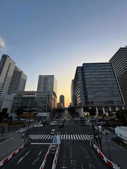 都市の風景 都市の風景 ビル,オフィスビル,高層ビルの写真素材