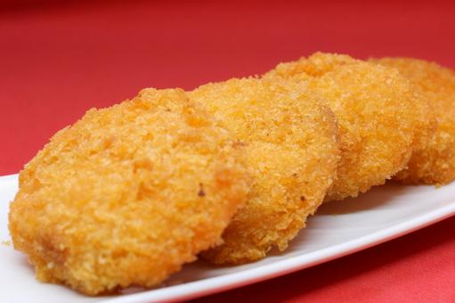 コロッケ01 素材,コロッケ,揚物料理の写真素材