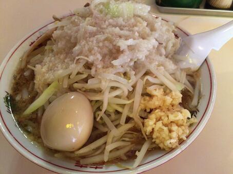 二郎系ラーメン 二郎系ラーメン,二郎系,二郎系インスパイアの写真素材