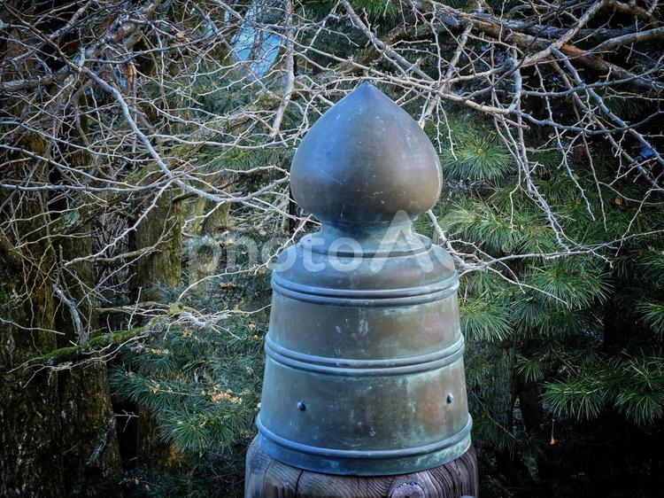 お寺の擬宝珠 播州清水寺,擬宝珠,寺の写真素材