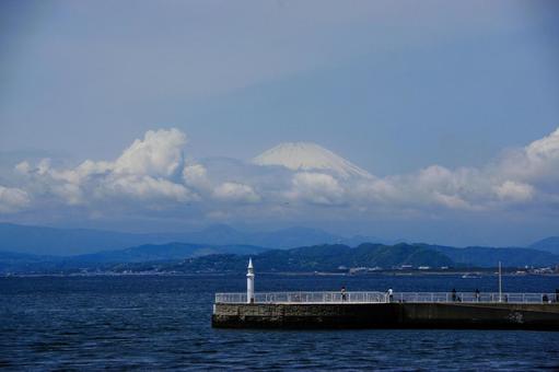 Photo, shonan, enoshima, bridge, 