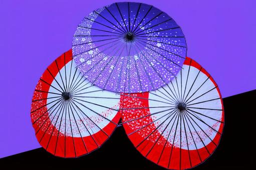傘ー和傘 傘,和傘,和模様の写真素材