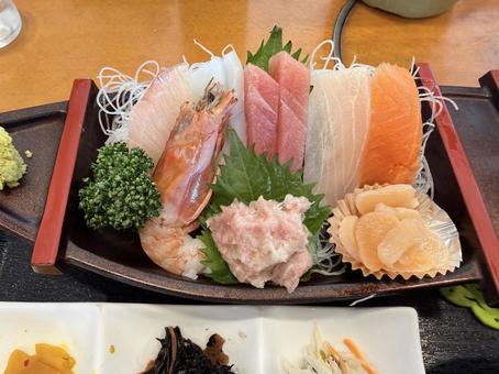 刺し身 刺し身 刺身定食,刺し身,定食の写真素材