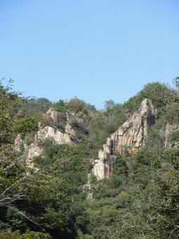 岡山県-豪渓 岡山県-豪渓 豪渓,渓谷,国指定名勝の写真素材