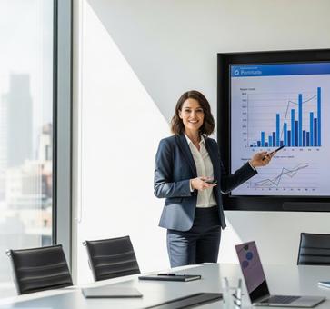 ビジネスシーン プレゼンテーション ビジネスシーン プレゼンテーションの写真