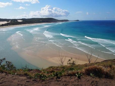 Fraser Island オーストラリア,フレーザー島,クガリの写真素材