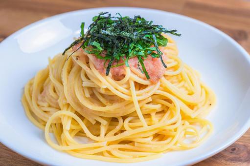 明太子スパゲッティ 明太子スパゲッティ,パスタ,スパゲッティの写真素材