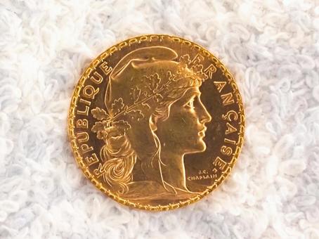 マリアン・ヌルースター金貨20フラン表面 マリアン・ヌルースター金貨20フラン表面の写真