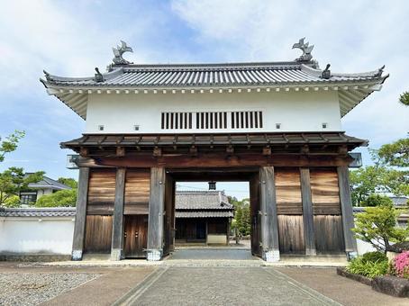 掛川城大手門の写真