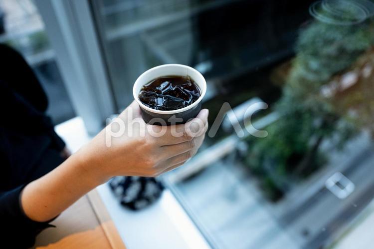 アイスコーヒー　オフィス オフィス,ビジネス,ビジネスイメージの写真素材