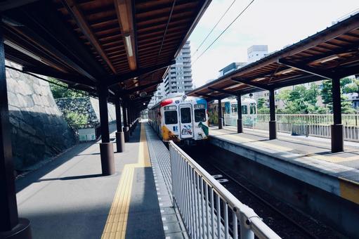Takamatsu-Kotohira Electric Railway Takamatsu Chikko Station, JPG