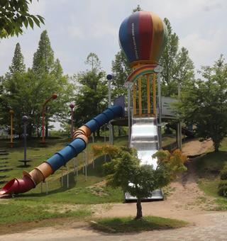 自然の滑り台 自然の滑り台の写真