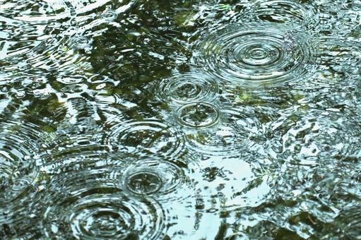 雨の波形3-自然の美 雨の波形3-自然の美の写真