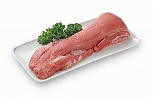 豚肉ブロック 皿盛り 豚肉ブロック 皿盛り 豚肉ブロック,ブロック肉,豚肉の写真素材