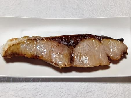 ブリの塩焼き ブリの塩焼き,鰤の塩焼き,和食の写真素材