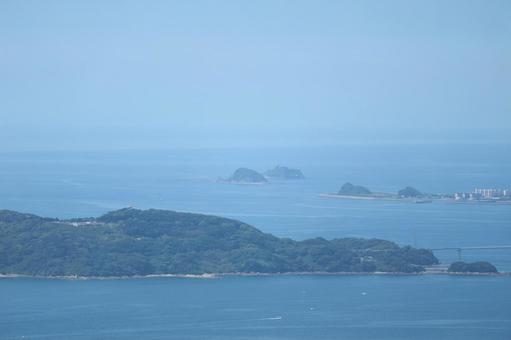 青い海と島々の絶景 自然,風景,海の写真素材