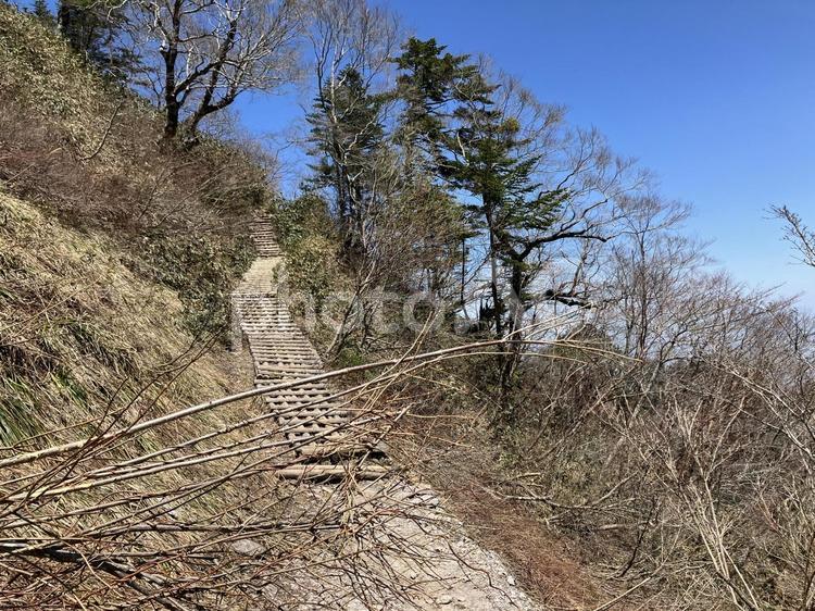 石鎚山へ向かう道１ 石鎚山,登山,トレッキングの写真素材