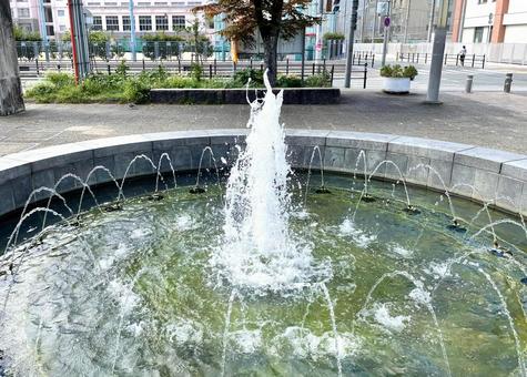 扇町公園の噴水C_711C 噴水,公園,扇町公園の写真素材