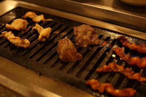 焼肉 焼肉 焼肉,バーベキュー,グリルの写真素材