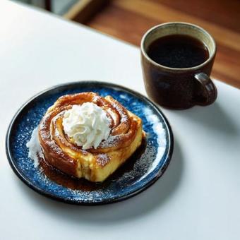 パンケーキとコーヒー-3の写真