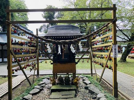 駒形神社　縁美須神社 駒形神社,岩手県奥州市,陸中国一宮の写真素材