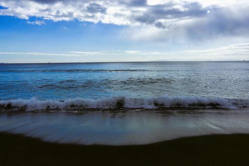 七里ヶ浜の波 七里ヶ浜の波 七里ヶ浜,海,波の写真素材