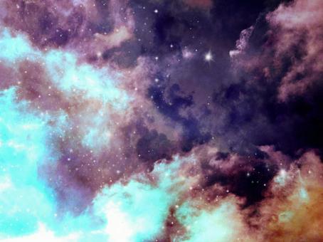 ビンテージな夜と星空 ビンテージな夜と星空の写真