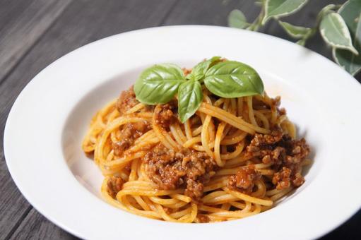 Photo, bolognese, pasta, italian, 