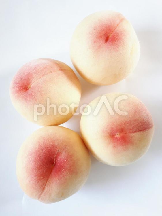 桃　夏の果物 桃,やわらかい,甘いの写真素材