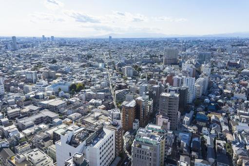 世田谷摩天大樓的風景, JPG 世田谷摩天大樓的風景, 城市, 城市景观, 视图, JPG