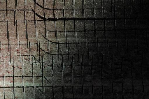 大谷石切り出し跡 大谷石,岩盤,自然の写真素材