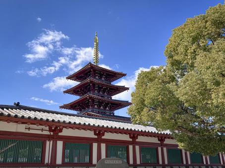 四天王寺_2 四天王寺_2 四天王寺,大阪府,聖徳太子の写真素材