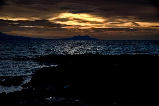 <Goto scenery> Summer dawn seascape, JPG