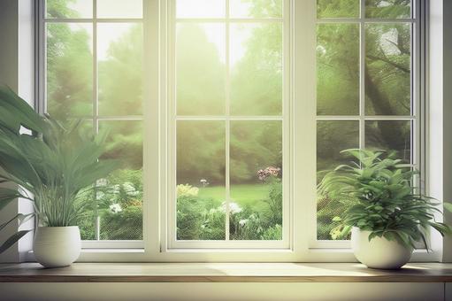 窓のある風景 窓のある風景の写真