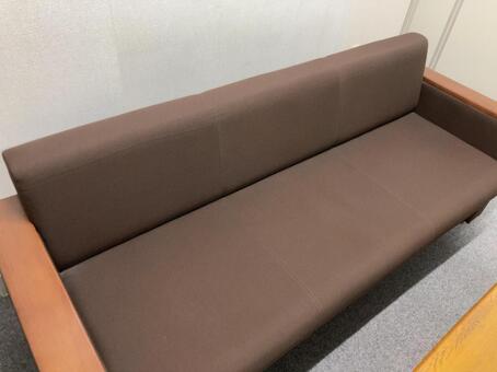 会社の3人掛けソファー　イス 椅子,会社,来客の写真素材