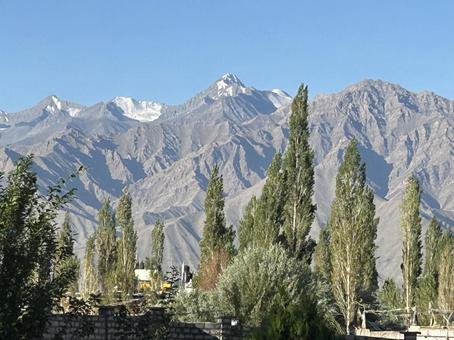 ラダック ストックカンリ,レー,ラダックの写真素材