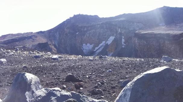 富士山から見える光景 富士山から見える光景の写真