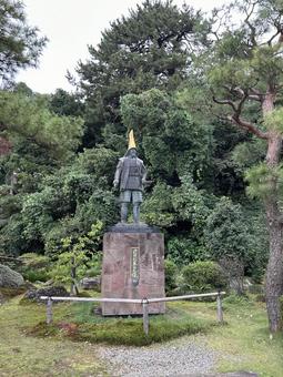 前田利家像 前田利家像,前田利家,金沢の写真素材