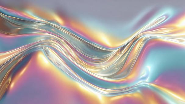 玉虫色に輝く未来的な背景 玉虫色に輝く未来的な背景の写真