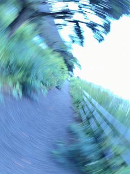 回る景色 回る景色 回る,景色,風景の写真素材