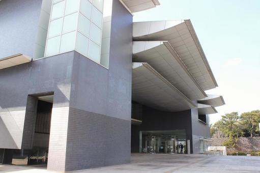 美術館 屋外,モダン,オブジェの写真素材